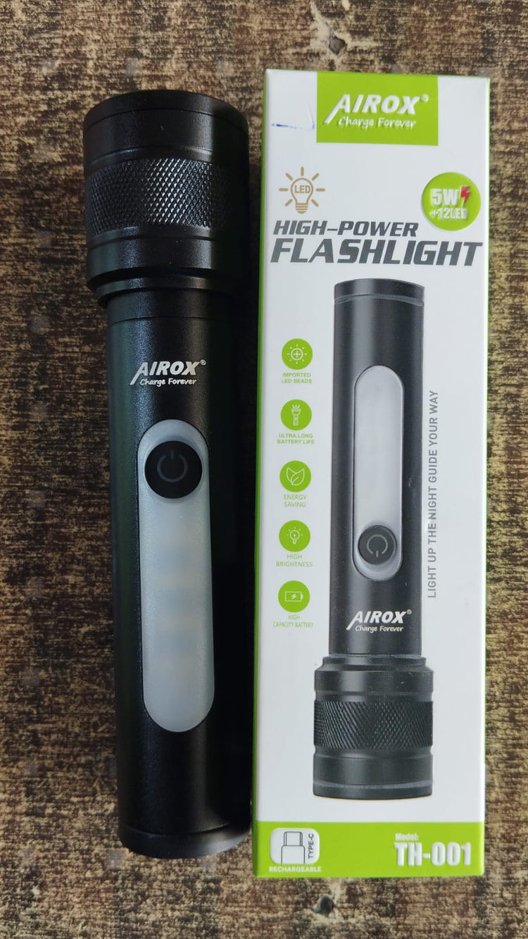 Rechargeable LED Flashlight - High-Power Work Light