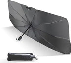 Foldable Car Windshield Sunshade Umbrella | UV Block & Heat Shield Car Front Window Reflector | Portable Auto Interior Protector (Fits Most Vehicles)