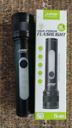Airox 5-in-1 Rechargeable LED Flashlight | High-Power Side COB Work Light