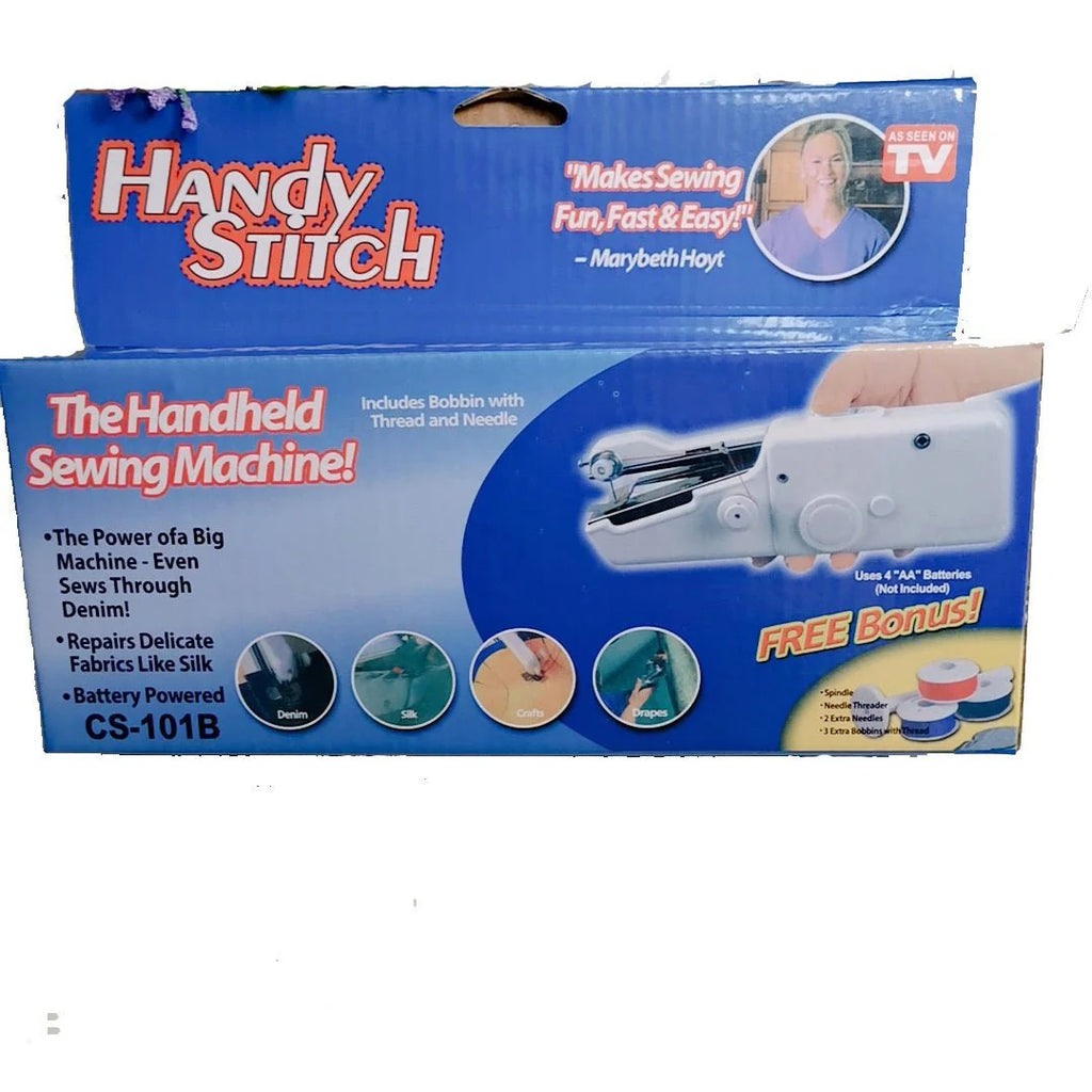 Portable Handheld Stitch Sewing Machine | Cordless Mini Sewing Machine for Quick Repairs & DIY Projects